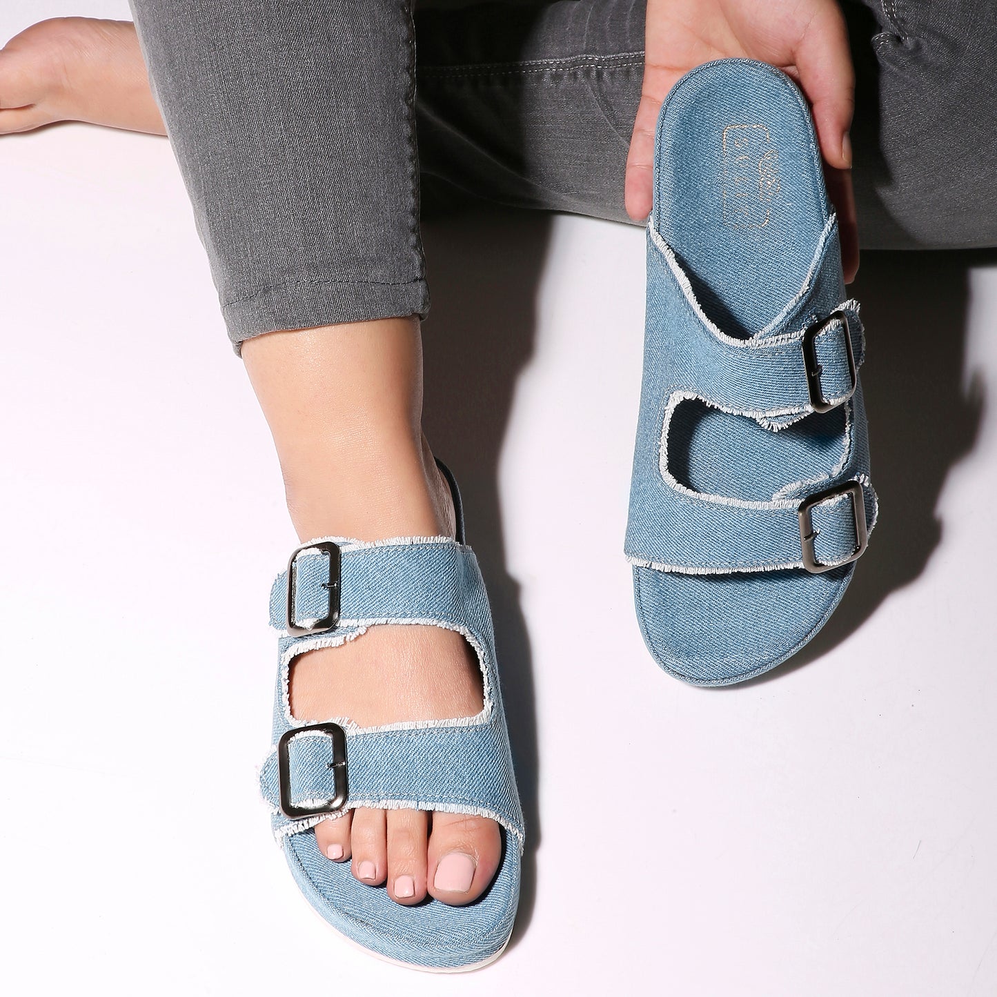 Denim Flip Flop