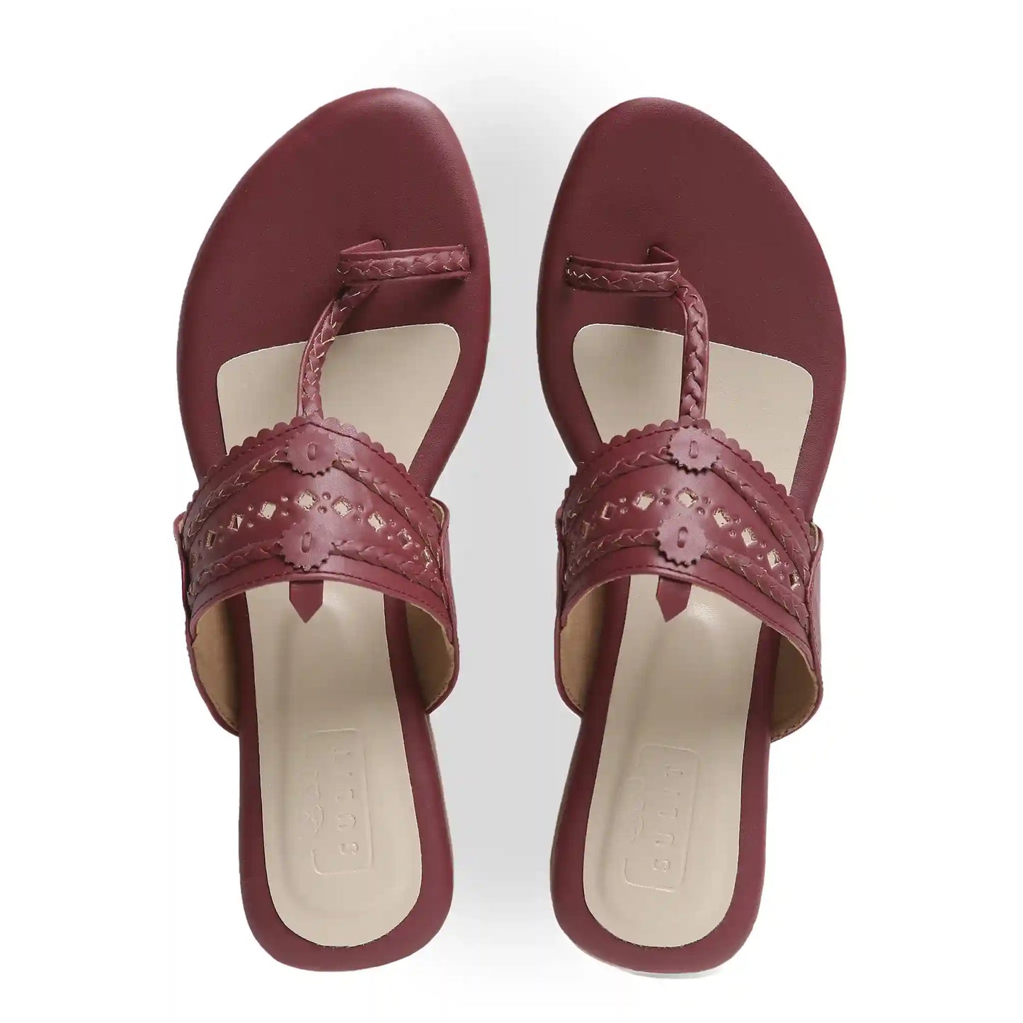 Maroon Kolhapuri