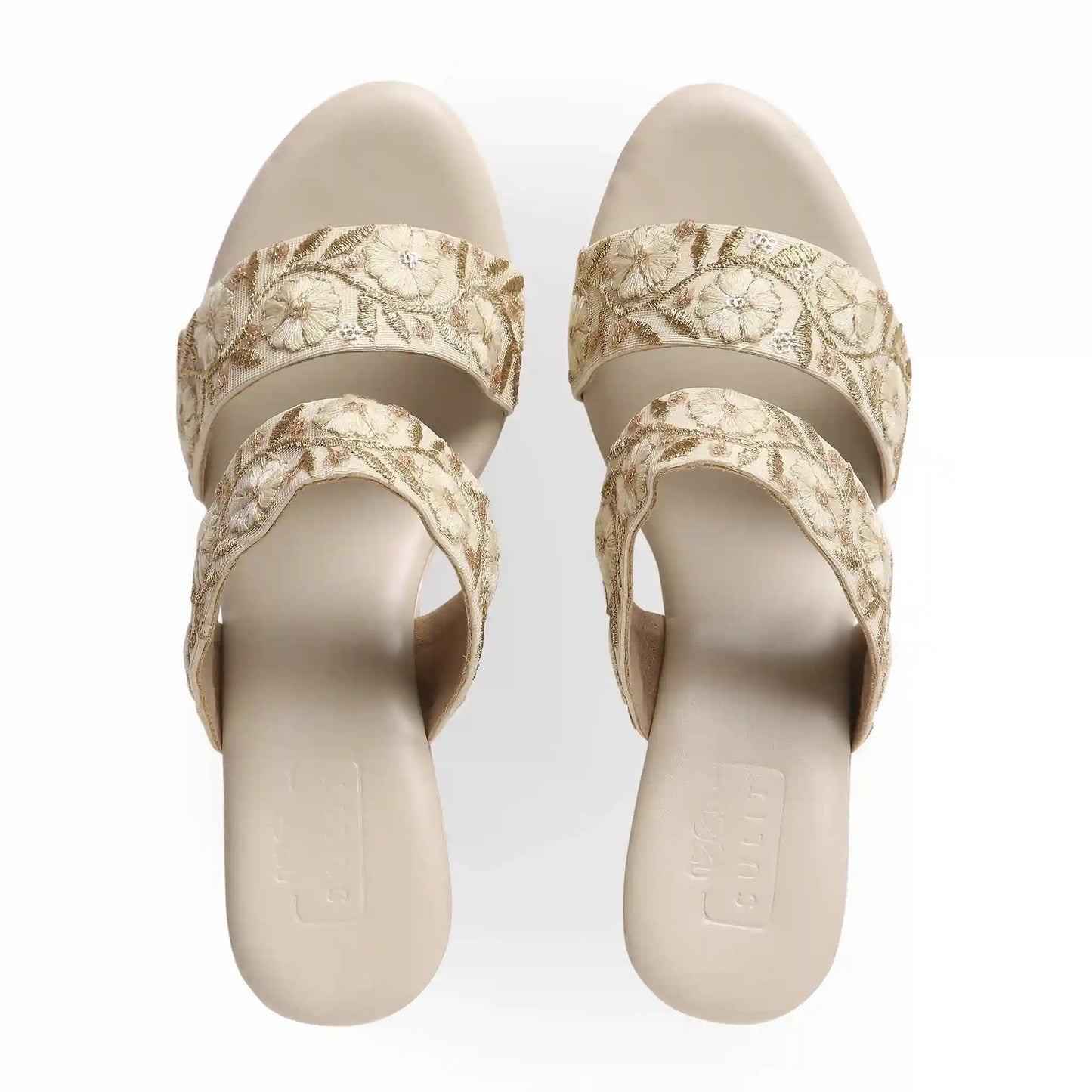 Floral Patta Wedge