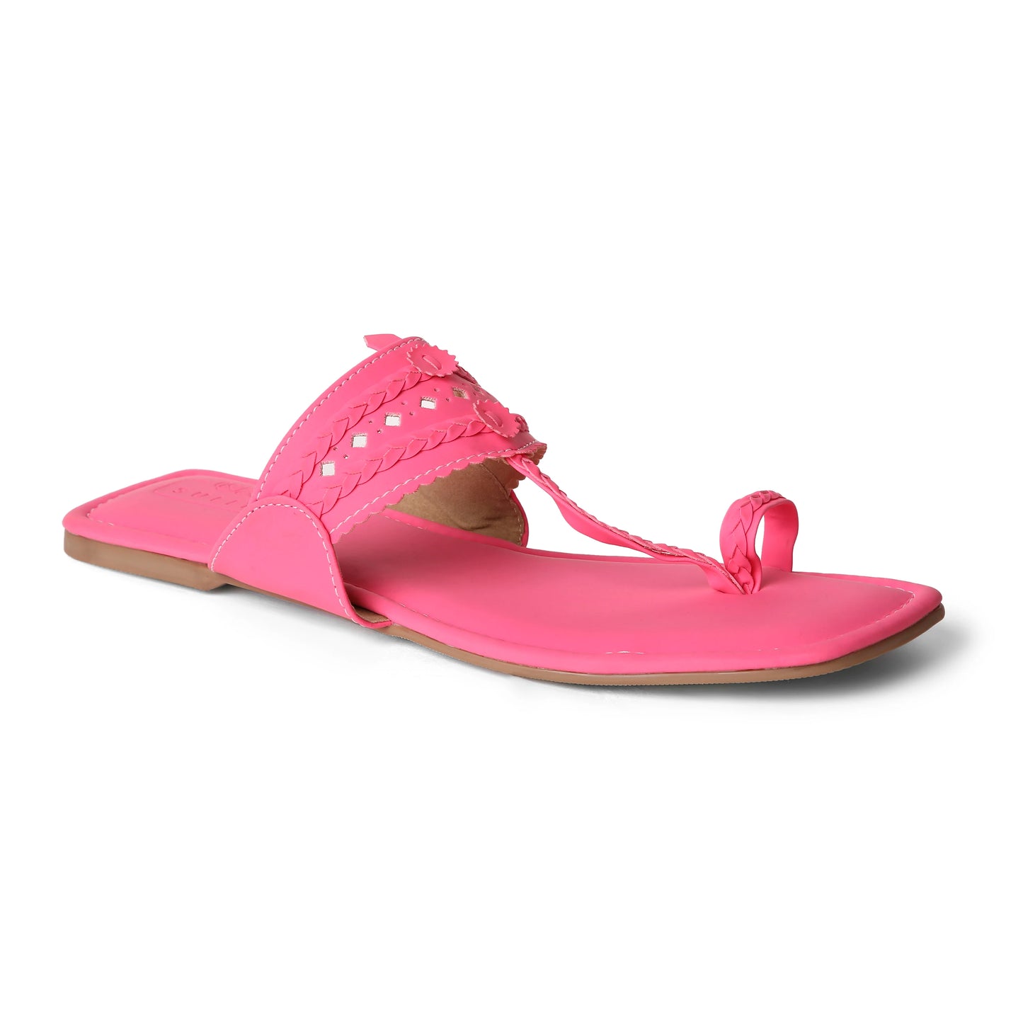 Neon Pink Kolhapuri