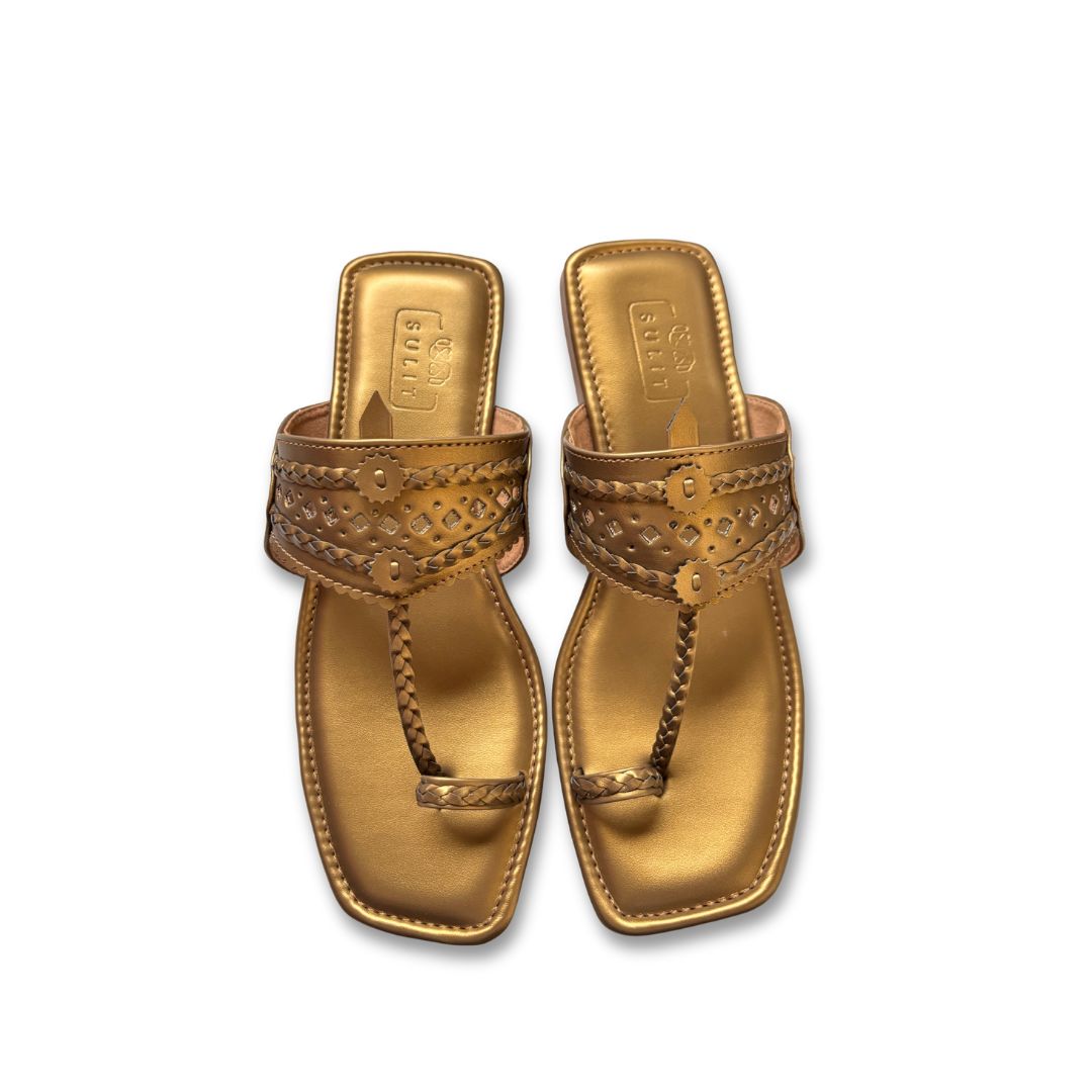 Antique Gold Kolhapuri