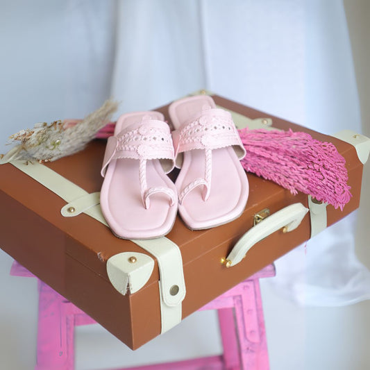 Lite Pink Kolhapuri