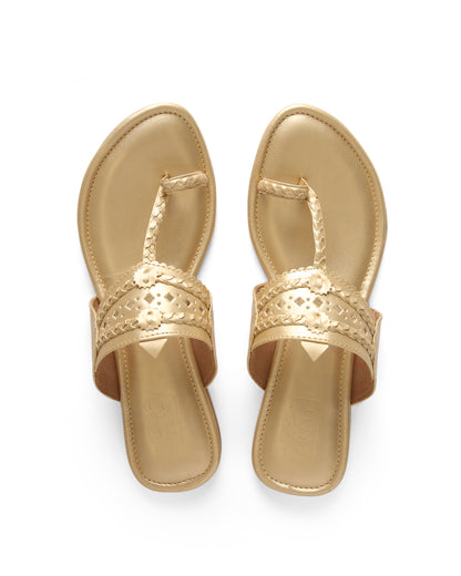 Light Gold Kolhapuri