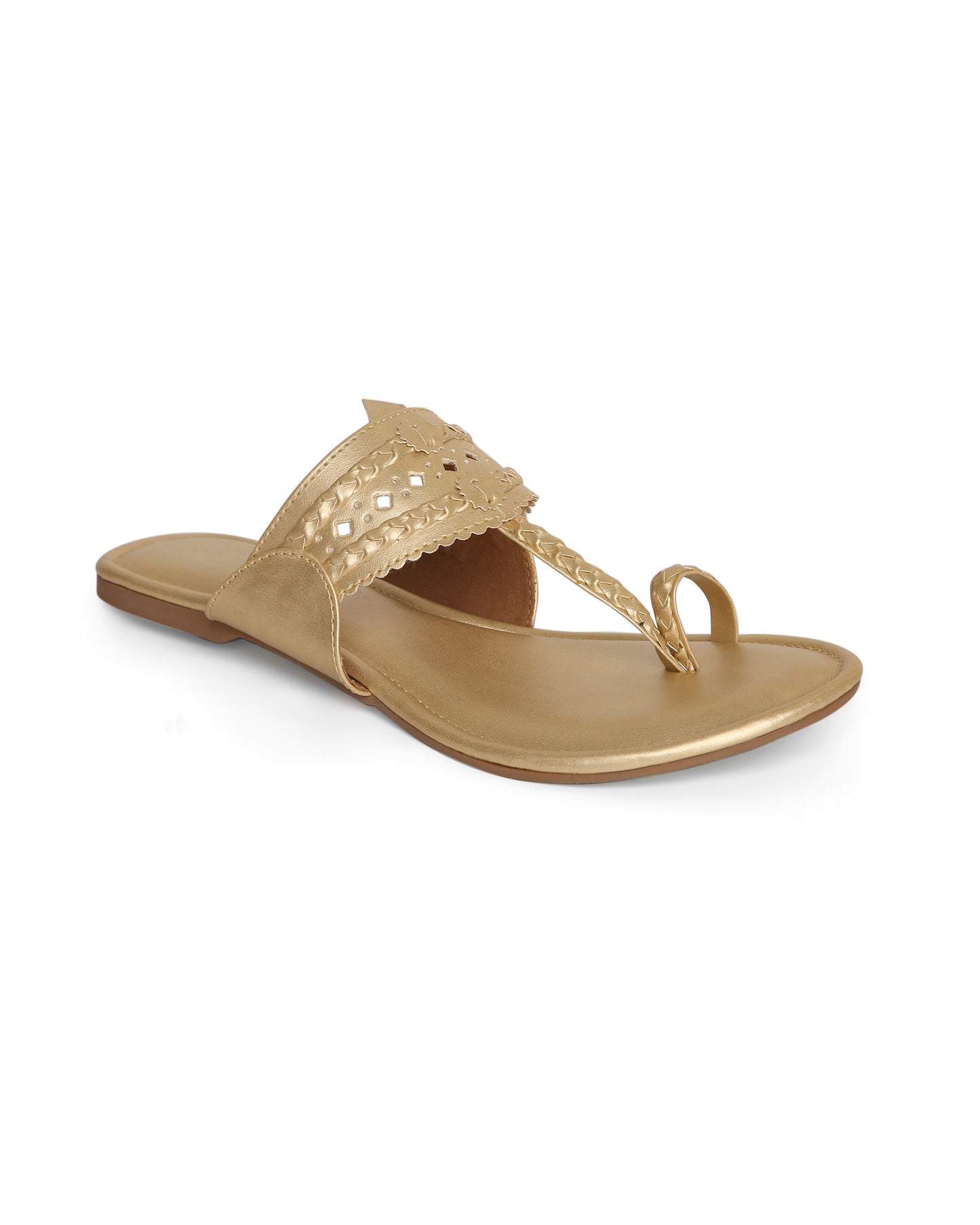 Light Gold Kolhapuri