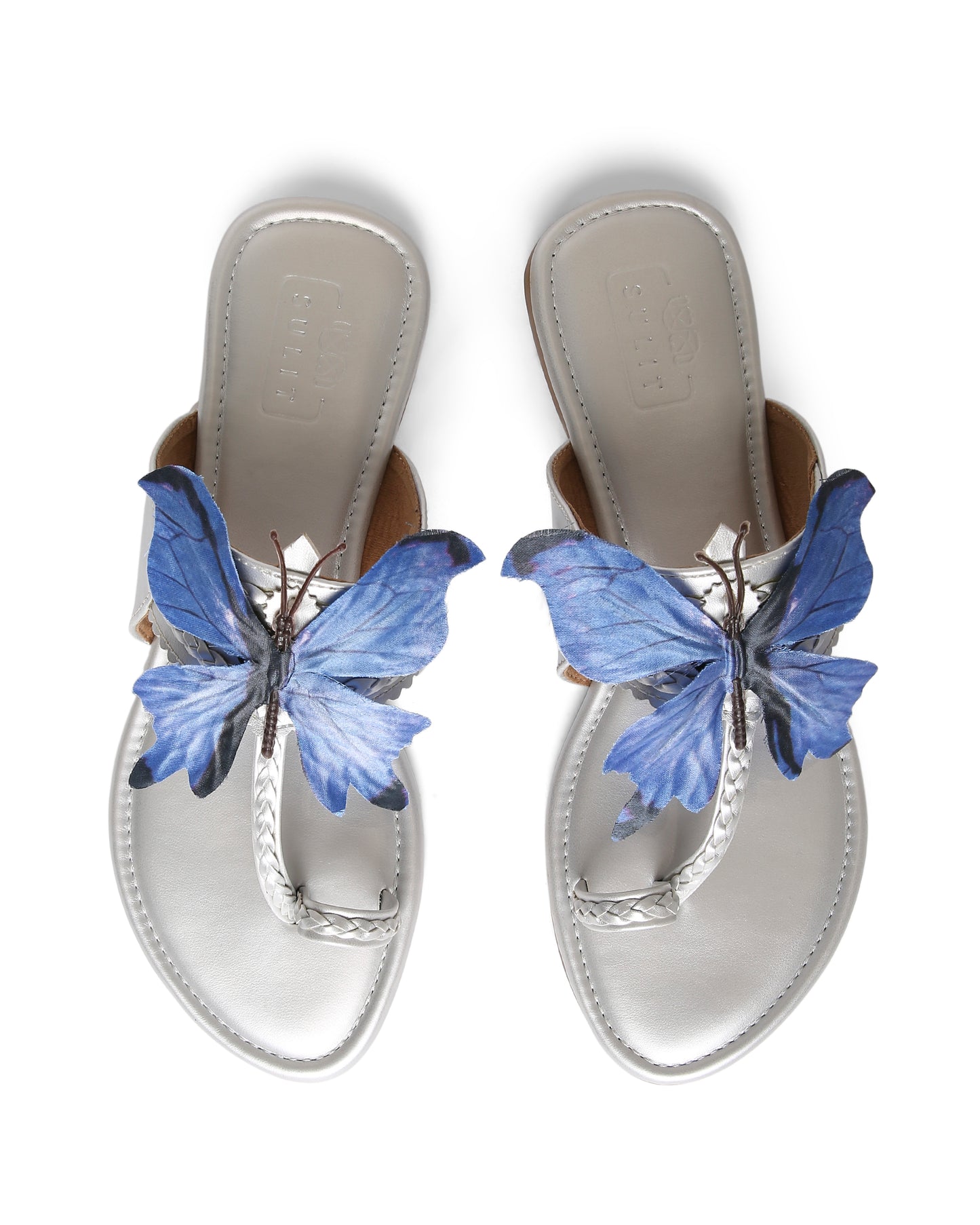 SILVER FLUTTER KOLHAPURI