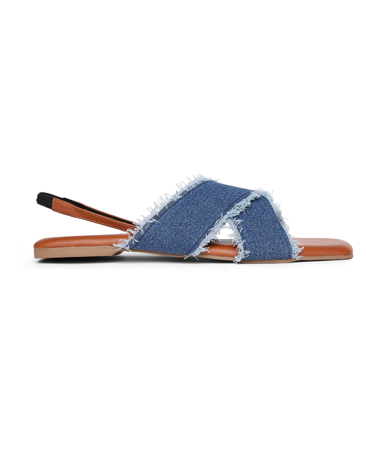 Denim Tan Sandals
