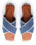 Denim Tan Sandals