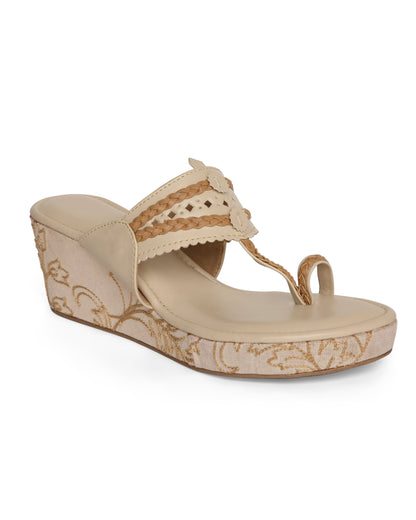 BEIGE JAAL WEDGE
