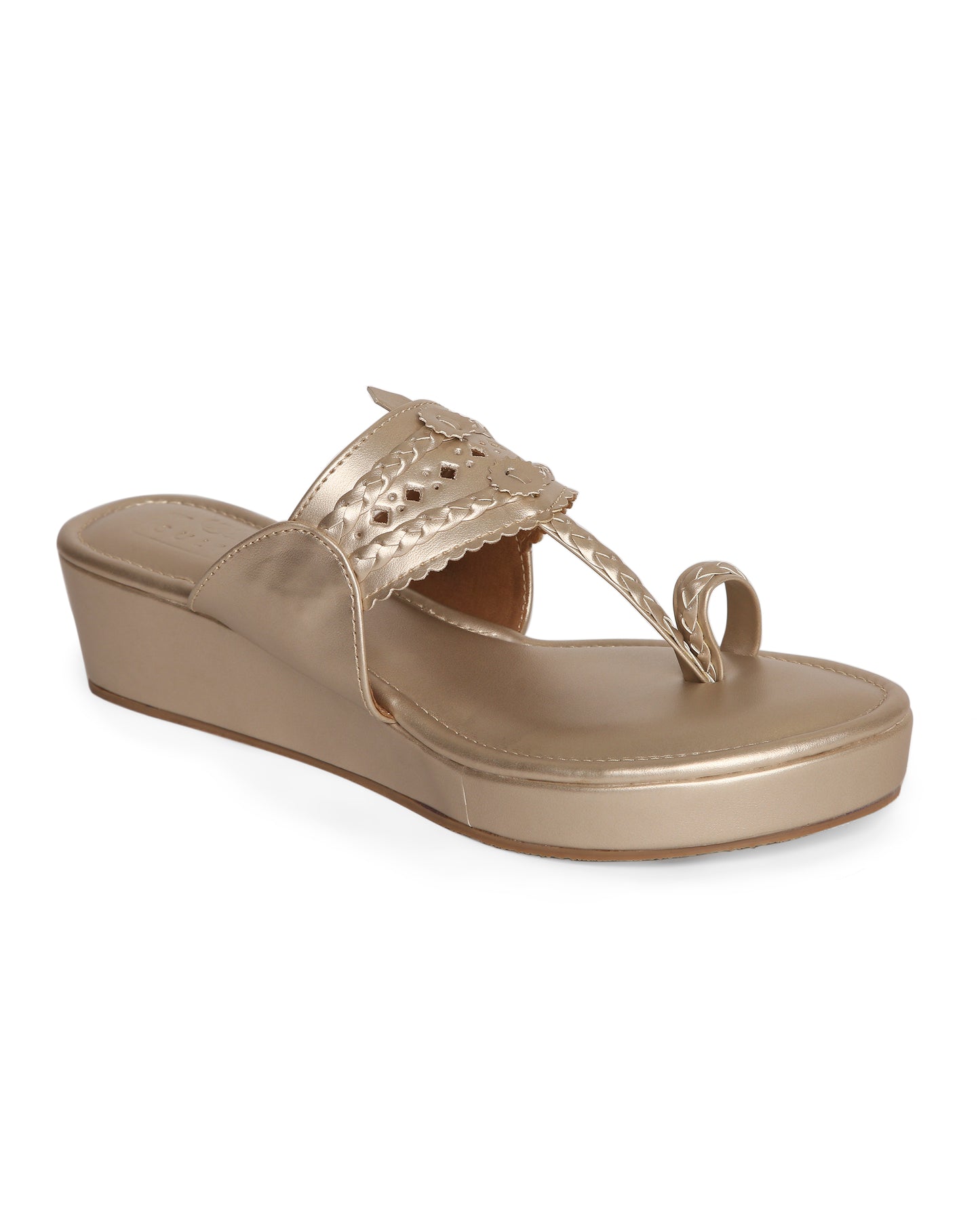 CHAMPAGNE GOLD WEDGE