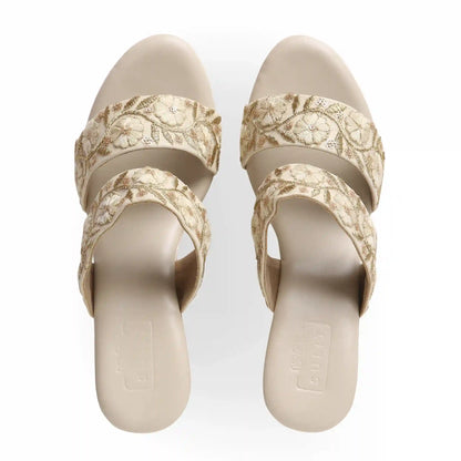 Floral Patta Wedge
