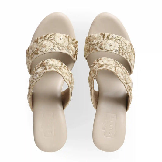 Floral Patta Wedge