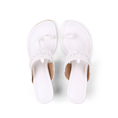 WHITE KATHA KOLHAPURI